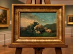 École animalière européenne (XIX) - Moutons et collines