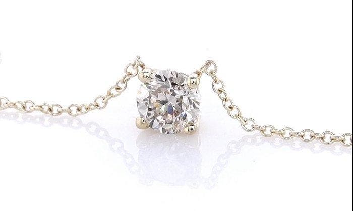 Zonder minimumprijs - Ketting met hanger - 14 karaat Geel, Handtassen en Accessoires, Antieke sieraden