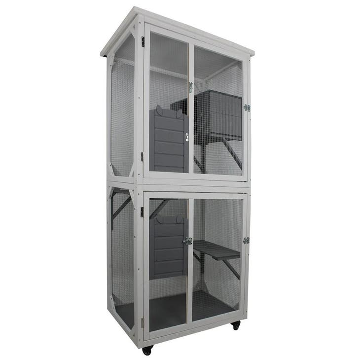 MaxxPet Kattenkooi - kattenvolière - 82x80x180cm (Dier), Dieren en Toebehoren, Katten-accessoires, Nieuw, Ophalen of Verzenden