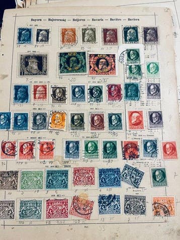 Wereld - Collectie / Uitzoeker Wereld, daarbij Duitse, Gestempeld