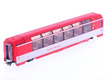 Schaal H0m Bemo 3288 501 BVZ Panorama rijtuig #2019, Hobby en Vrije tijd, Modeltreinen | H0, Gebruikt, Gelijkstroom, Overige typen