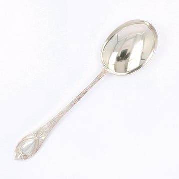Walker & Hall - Serveerlepels - Lepel (2) - .925 zilver, Antiek en Kunst