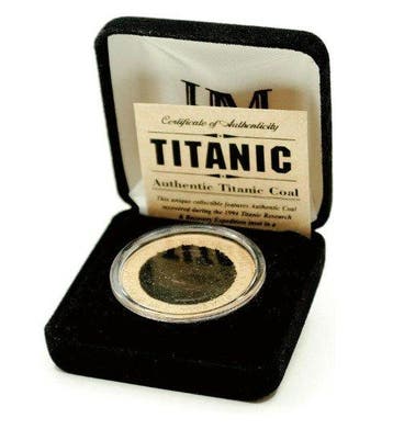 R.M.S TITANIC - Authentic & Original Coal from the RMS