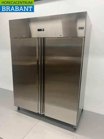 HCB inox Double porte 2 portes Réfrigérateur Monobloc 1350, Verzenden