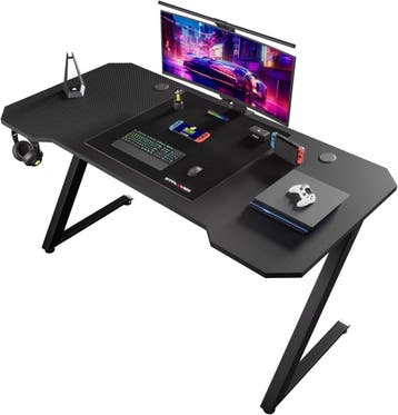 Gaming bureau - Gaming desk - Gaming tafel - 120x60 cm - Zwa, Huis en Inrichting, Verzenden, Nieuw