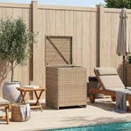 vidaXL Kussenbox 55 x 55 x 69 cm staal, Tuin en Terras, Verzenden, Nieuw
