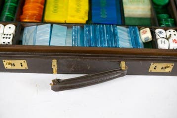 Bordspel - Dal Negro Treviso - Valigetta da gioco vintage