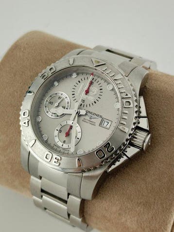 Longines - HydroConquest Chronograph - L3.673.4 - Heren -, Handtassen en Accessoires