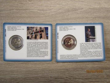 Luxemburg. 2 Euro 2023 Olympisch Comité + Grondwet (2