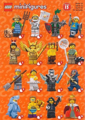 Lego - Figuur - LEGO Collectible Minifigures Series 15, Nieuw