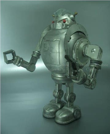 Schylling - Blikken speelgoed - wind up tin robot - Zathura, Antiek en Kunst