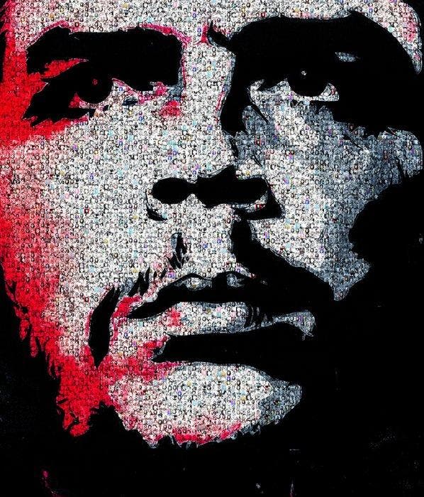David Law (1967) - Crypto Che Guevara - Format XL - 60x60, Antiek en Kunst, Kunst | Designobjecten