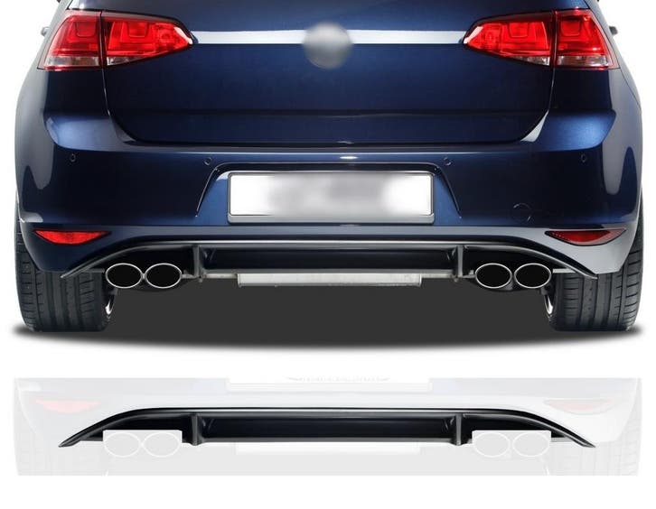 R Look Diffuser voor Volkswagen Golf 7, Auto diversen, Tuning en Styling, Ophalen of Verzenden