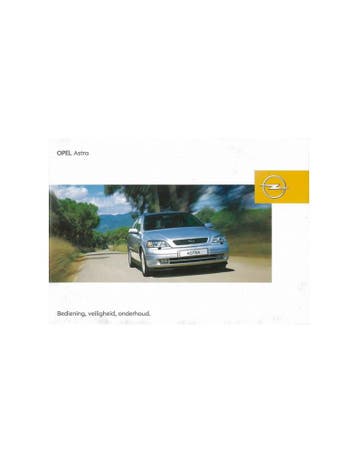 2003 OPEL ASTRA INSTRUCTIEBOEKJE NEDERLANDS, Ophalen of Verzenden