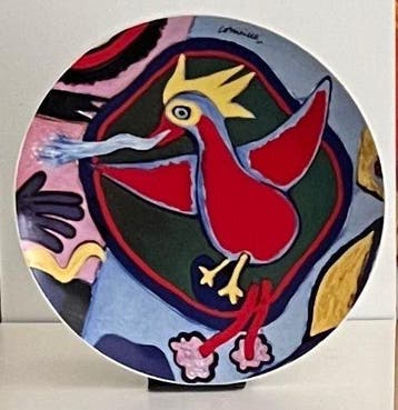 anders - Corneille - Assiette (2) - wand bordden -