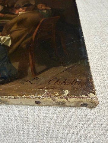 Ludwig Elsholtz (1805-1850) - Im Wirtshaus - Keine