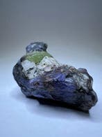 60,7 ct - Natuurlijk onbehandelde Blauwe Tanzaniet met, Verzamelen