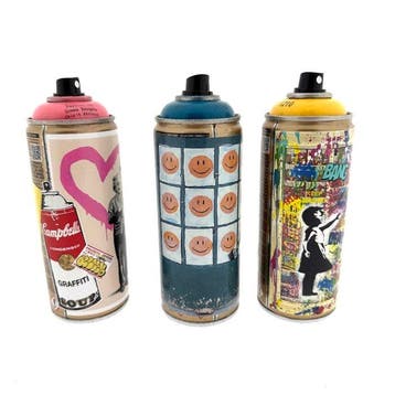 Koen Betjes (1992) - Tribute to Banksy and Brainwash (3 Set)