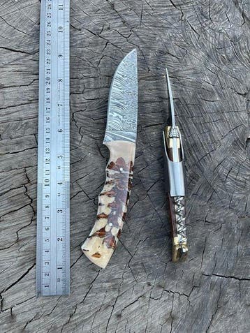 K Romain - Keukenmes - Chefs knife - K Romain Laguiole