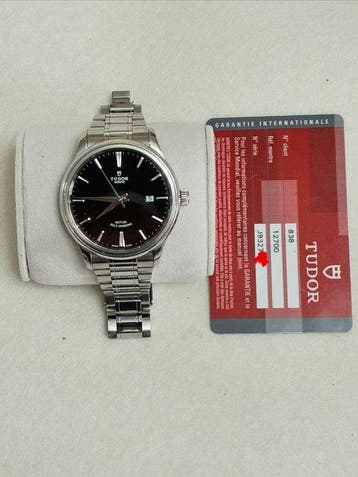 Tudor - Style 41 Nero - Orologio Automatico Ref. 12700 - Mai