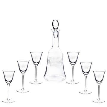 Drinkset - Glas, Antiek en Kunst