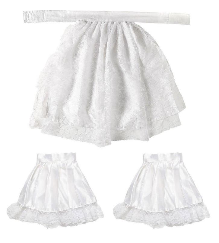 Jabot Met Mouwen Kant, Hobby en Vrije tijd, Feestartikelen, Nieuw, Verzenden