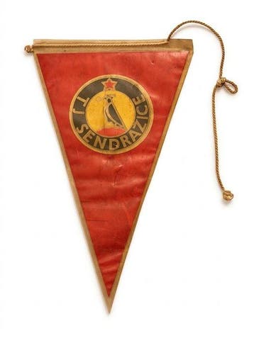 TJ Sendražice - Czech League - 1960 - Vlag/wimpel, Nieuw