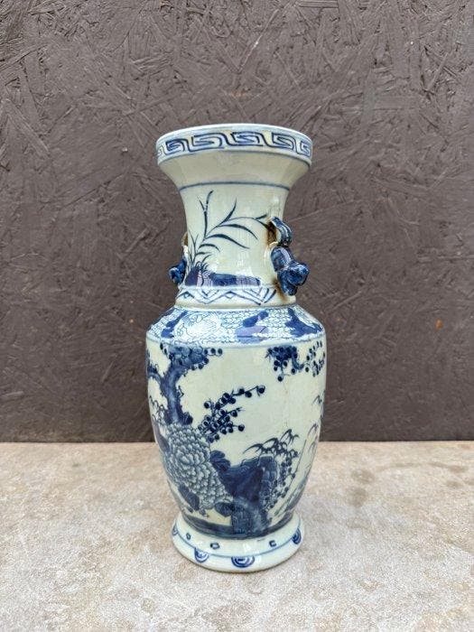 Vaas - Porselein - China - Floral vase (Zonder minimumprijs), Antiek en Kunst, Antiek | Overige Antiek