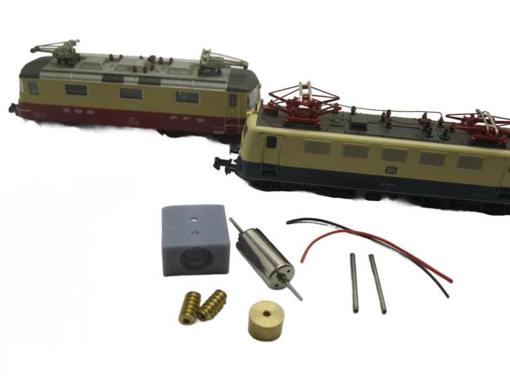 micromotor NF018C N ombouwset voor Fleischmann BR 141, E 41,, Hobby & Loisirs créatifs, Trains miniatures | Échelle N, Envoi