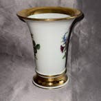 Meissen - Vase - Porcelaine - Vase trompette – peint à la