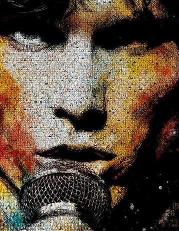 David Law - Jim Morrison I - Format XL 60x60