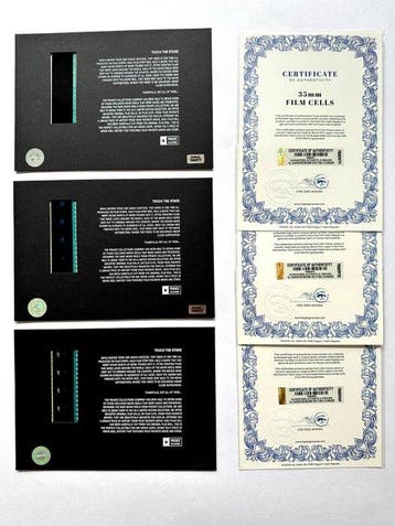 Avengers – Rare Set of 3 Mounted 35mm Film Cells –, Nieuw