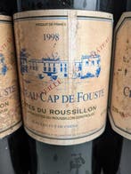 1998 Château Cap de Fouste - Côtes-du-Roussillon - 6 Flessen