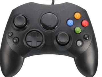 Xbox Classic S Controller Zwart (Third Party), Consoles de jeu & Jeux vidéo, Consoles de jeu | Xbox Original, Ophalen of Verzenden