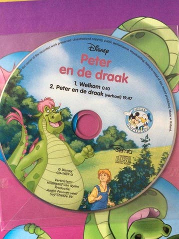 Walt boekenclub : Peter en de draak - Disney, Verzenden, Nieuw