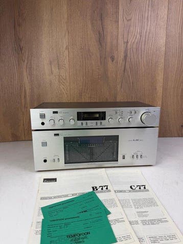 Sansui - B-77 et C-77 / Ensemble de préamplificateur et