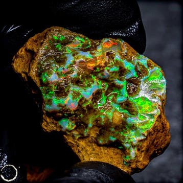 Ethiopisch crystalopaal – spectaculair kleurenspel met