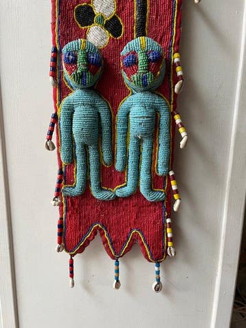 yoruba - Wandtapijt - 124.5 cm - 16 cm - Koningsriem Sjerp, Antiek en Kunst