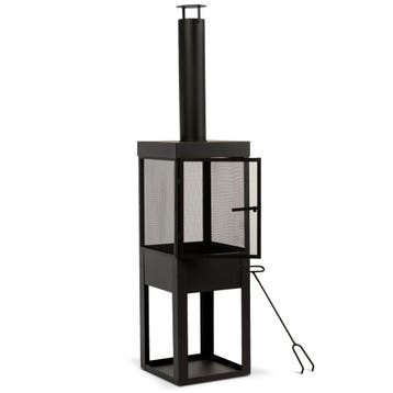 MaxxGarden Tuinhaard Napoli - 40 x 195 cm - Zwart, Tuin en Terras, Tuinhaarden, Ophalen of Verzenden, Nieuw