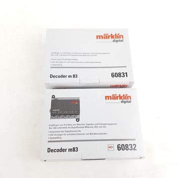 Märklin H0 - 60831/60832 - Électronique (2) - Deux décodeurs, Hobby & Loisirs créatifs, Trains miniatures | HO