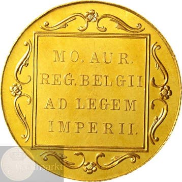 Nederland. Juliana. Gouden Enkele Dukaat 1974 medailleslag