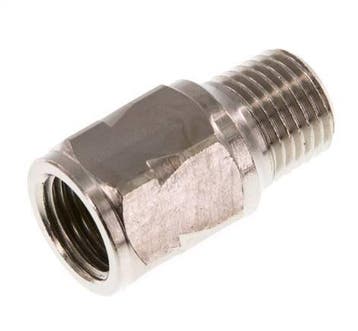 R/Rp 1/4 M/F Mini Clapet Anti Retour Nickelé Laiton 10 Bar, Bricolage & Construction, Verzenden