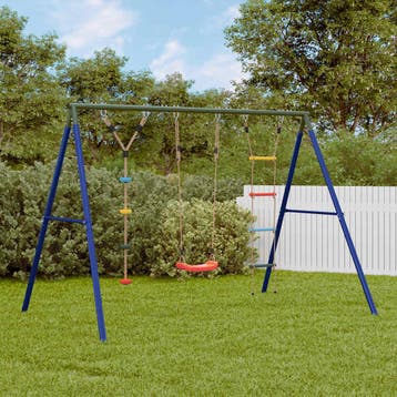 vidaXL Schommelset met schommel, ladder en klimtouw met, Kinderen en Baby's, Verzenden, Nieuw