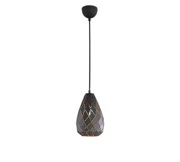 Trio ONYX hanglamp | E27 Fitting | antraciet | Ø 15 cm | IP2, Verzenden, Nieuw