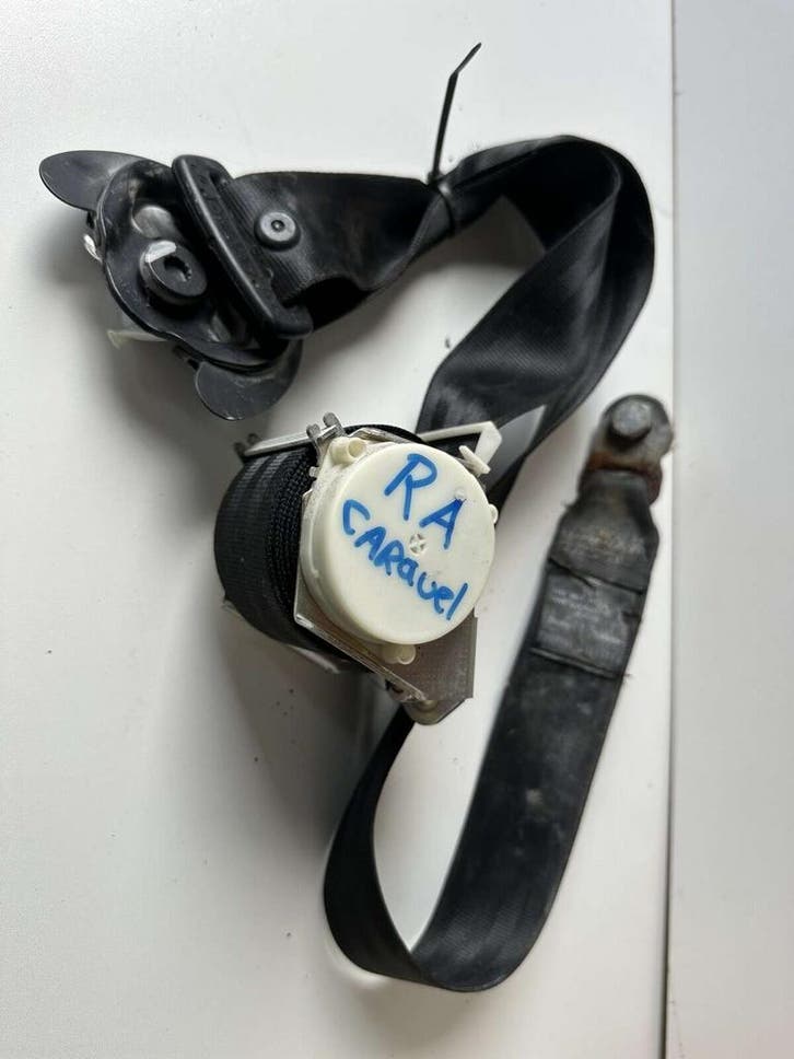 Gordel rechts achter (2e rij) uit Volkswagen Transporter..., Autos : Pièces & Accessoires, Habitacle & Garnissage, Enlèvement ou Envoi