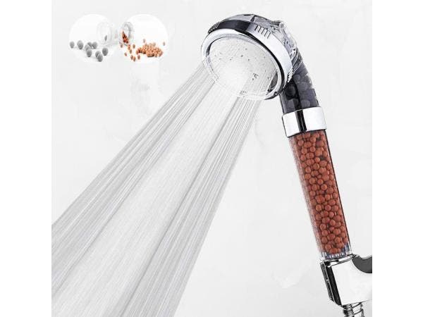 Veiling - Waterbesparende Douchekop met Mineraalstenen, Verzamelen, Elektronische Apparatuur