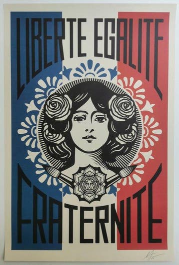 Shepard Fairey (OBEY) - Liberté Égalité Fraternité - 2020s