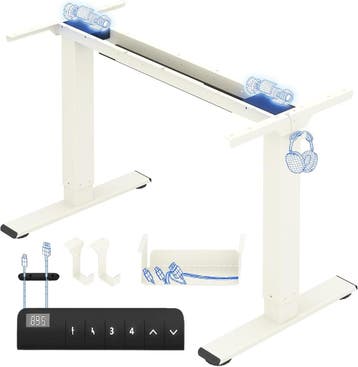 Zit sta bureau - Elektrisch - Verstelbaar - Bureauframe - Cr, Divers, Verzenden