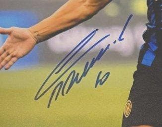 Inter Milan - Lautaro Martinez - Gesigneerde foto 28×35 cm -