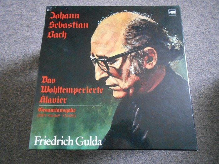 Johann Sebastian Bach - 4 x Box sets: Das Wohltemperierte, Cd's en Dvd's, Vinyl Singles